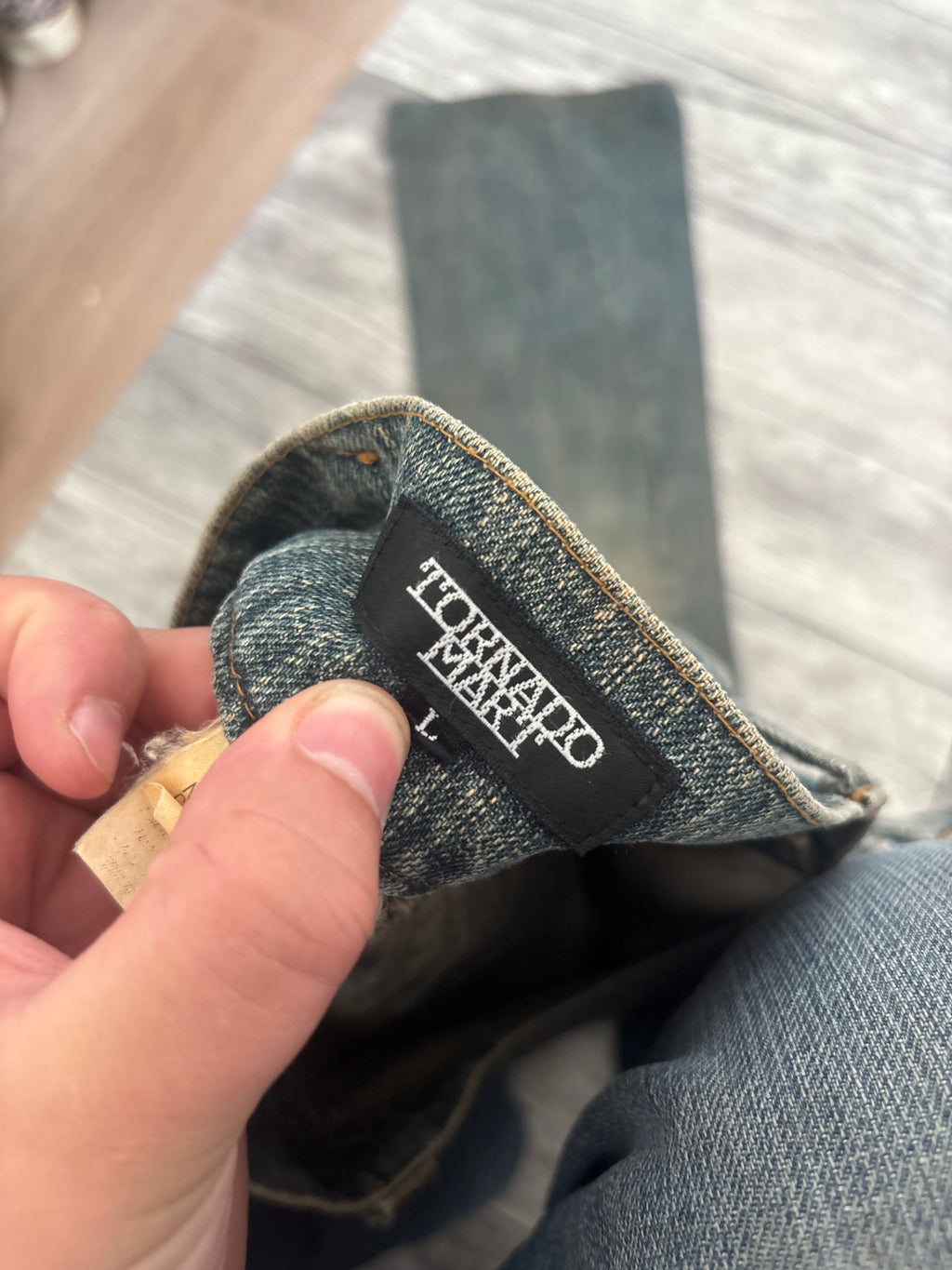 Tornado Mart Spiral Whiskered Denim