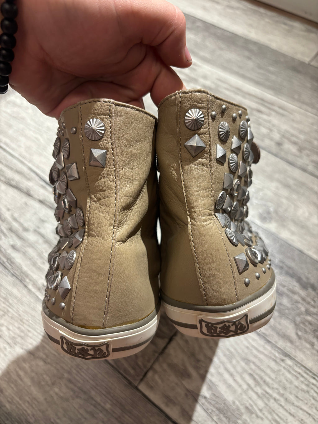 Ash Studded High Top Sneakers