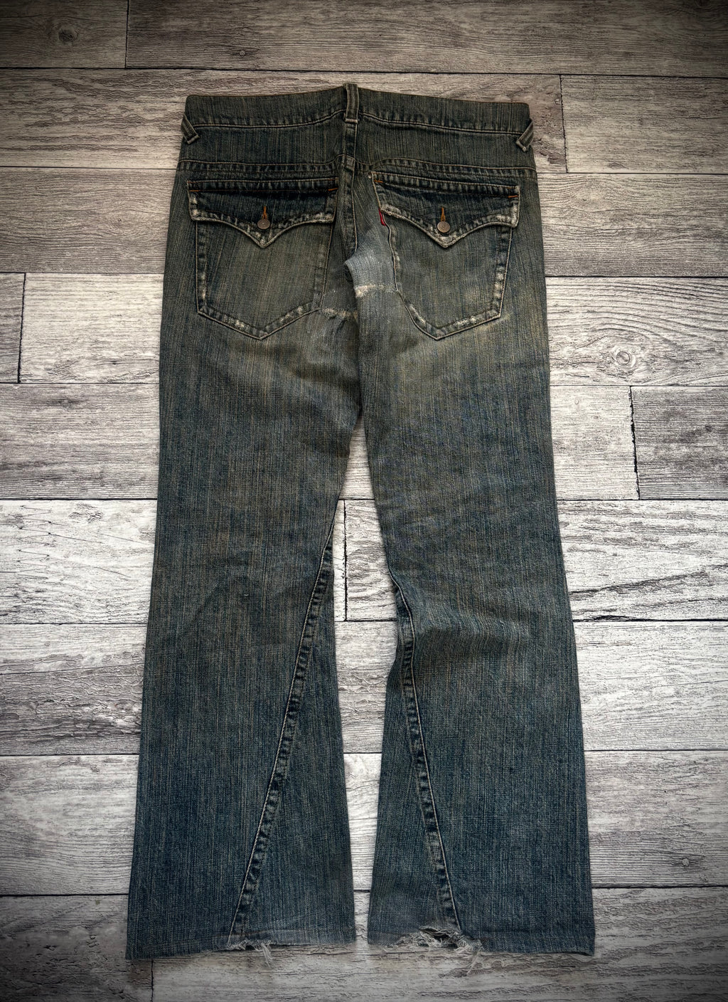 Tornado Mart Spiral Whiskered Denim