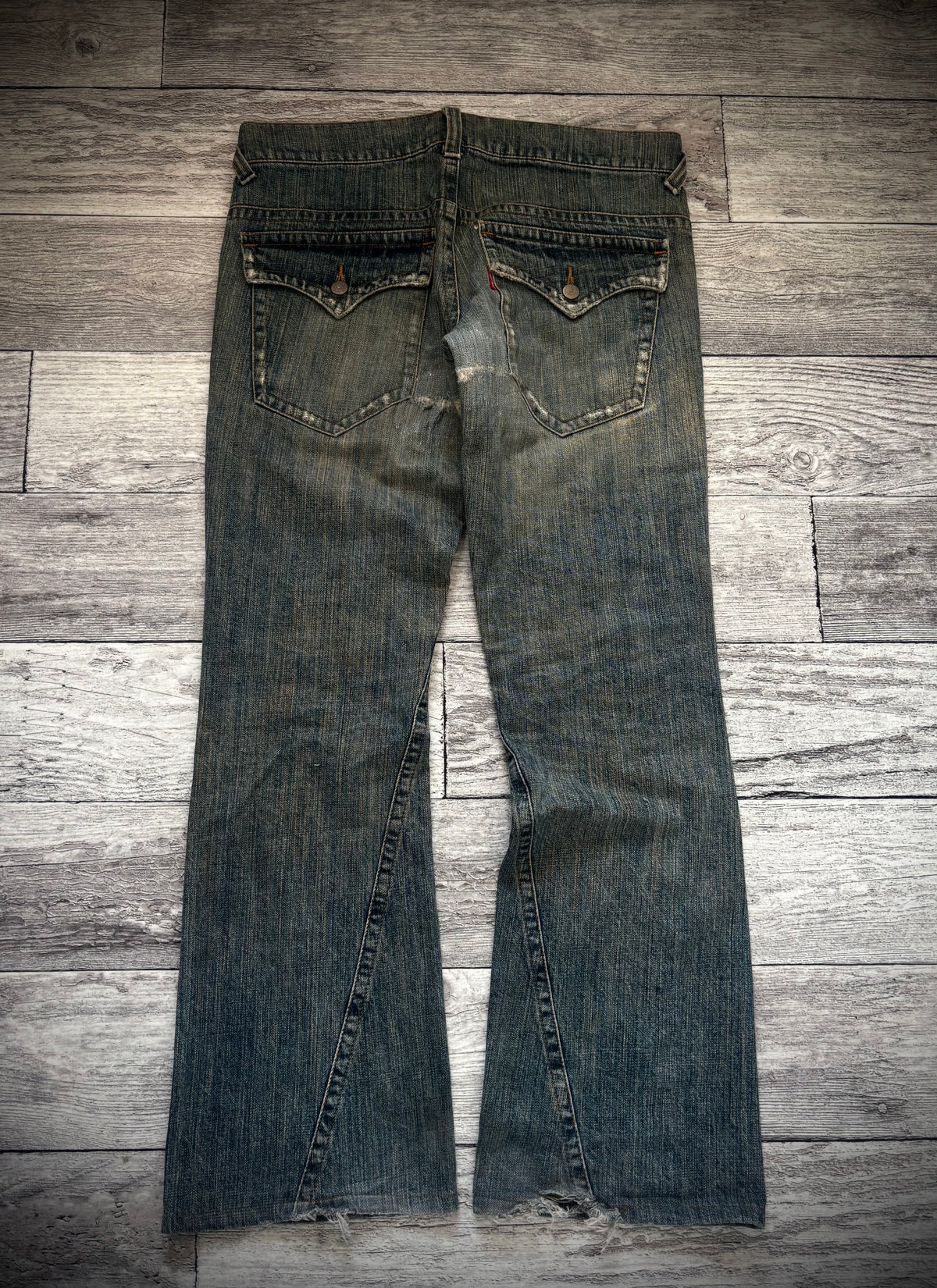Tornado Mart Spiral Whiskered Denim