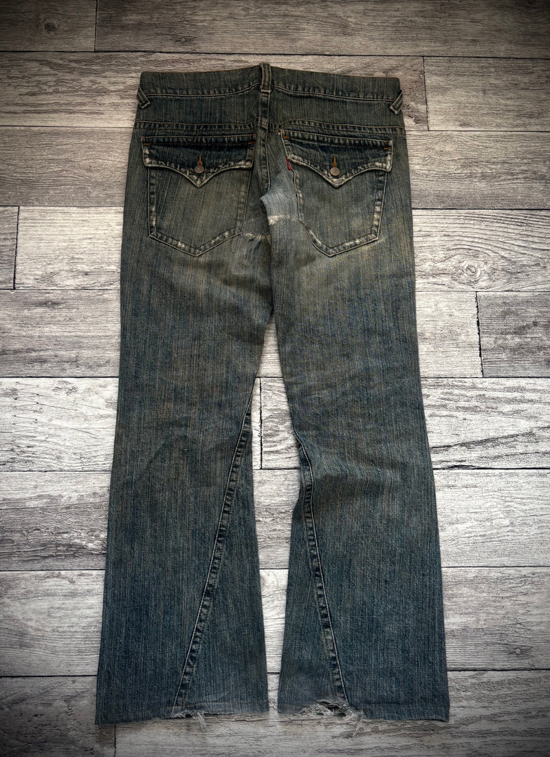 Tornado Mart Spiral Whiskered Denim