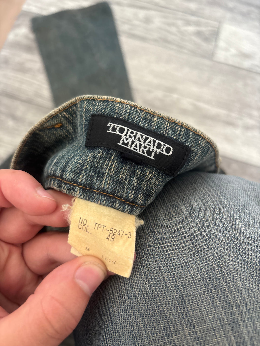 Tornado Mart Spiral Whiskered Denim