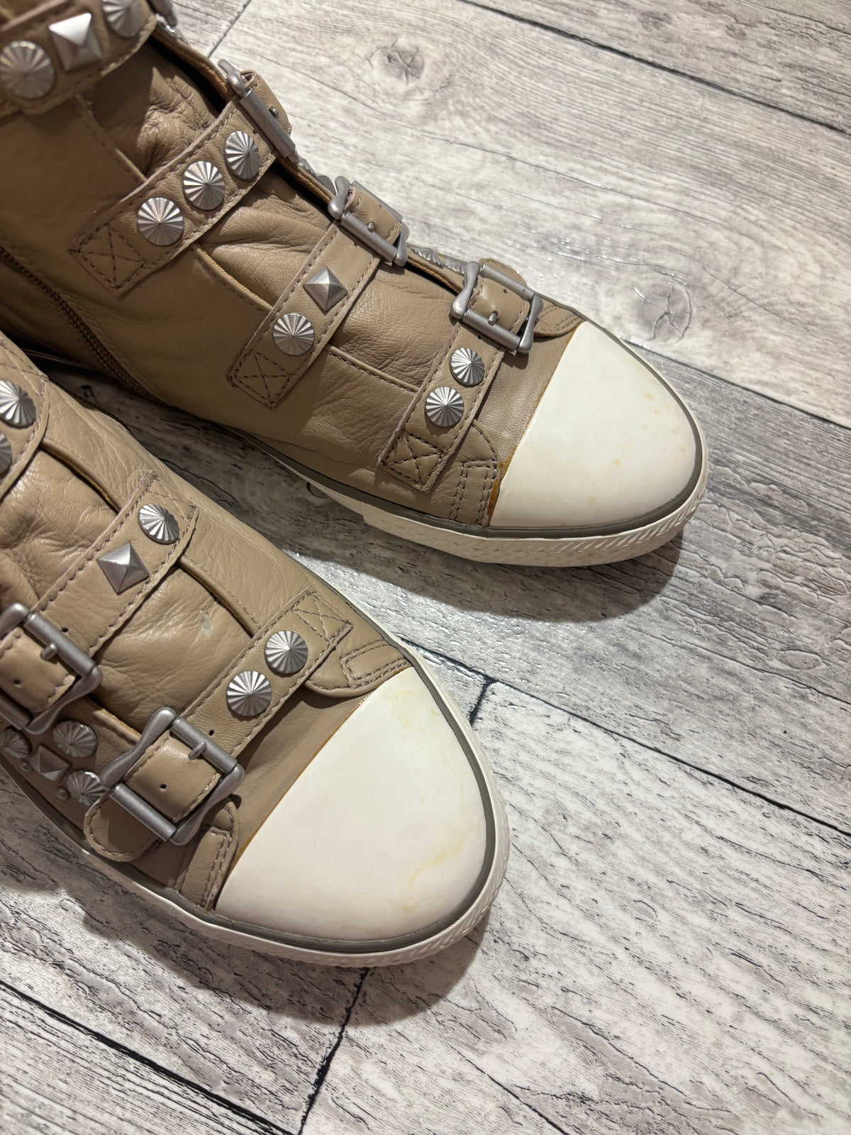 Ash Studded High Top Sneakers
