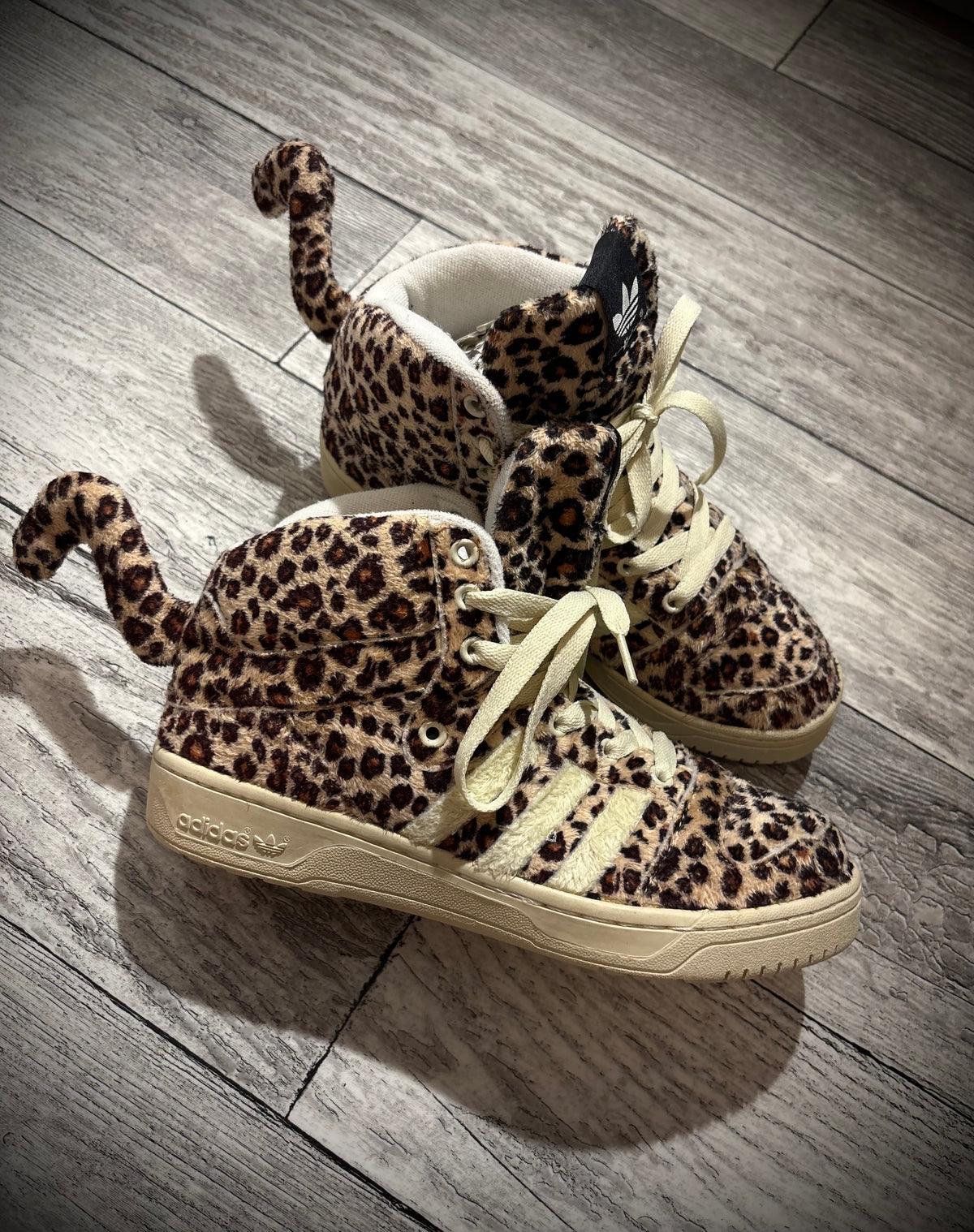 Adidas x Jeremy Scott Leopard Sneakers