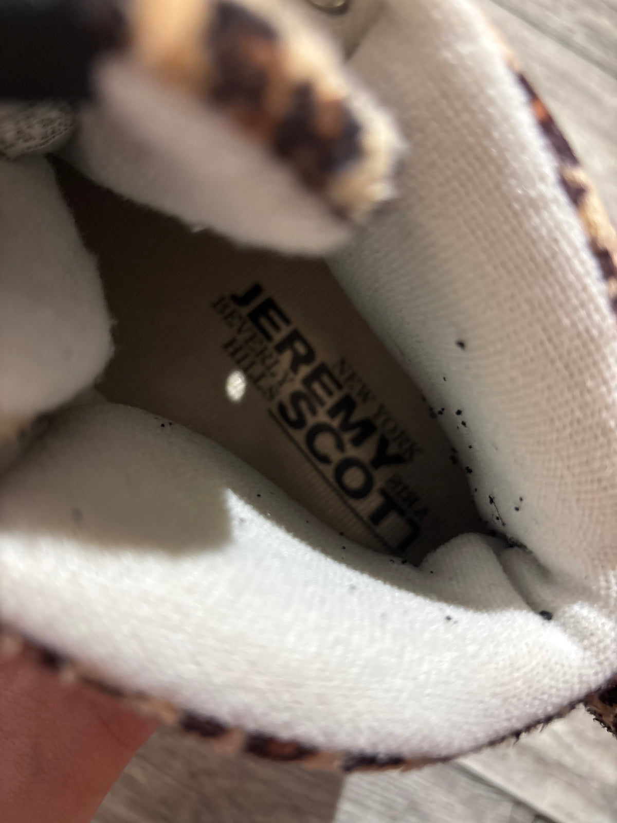 Adidas x Jeremy Scott Leopard Sneakers