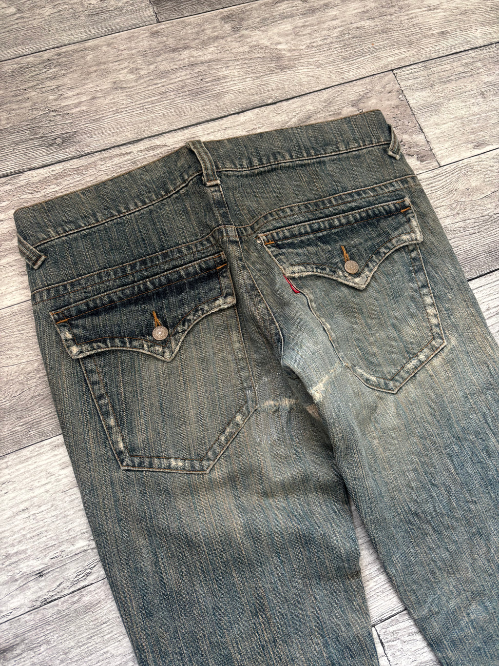 Tornado Mart Spiral Whiskered Denim