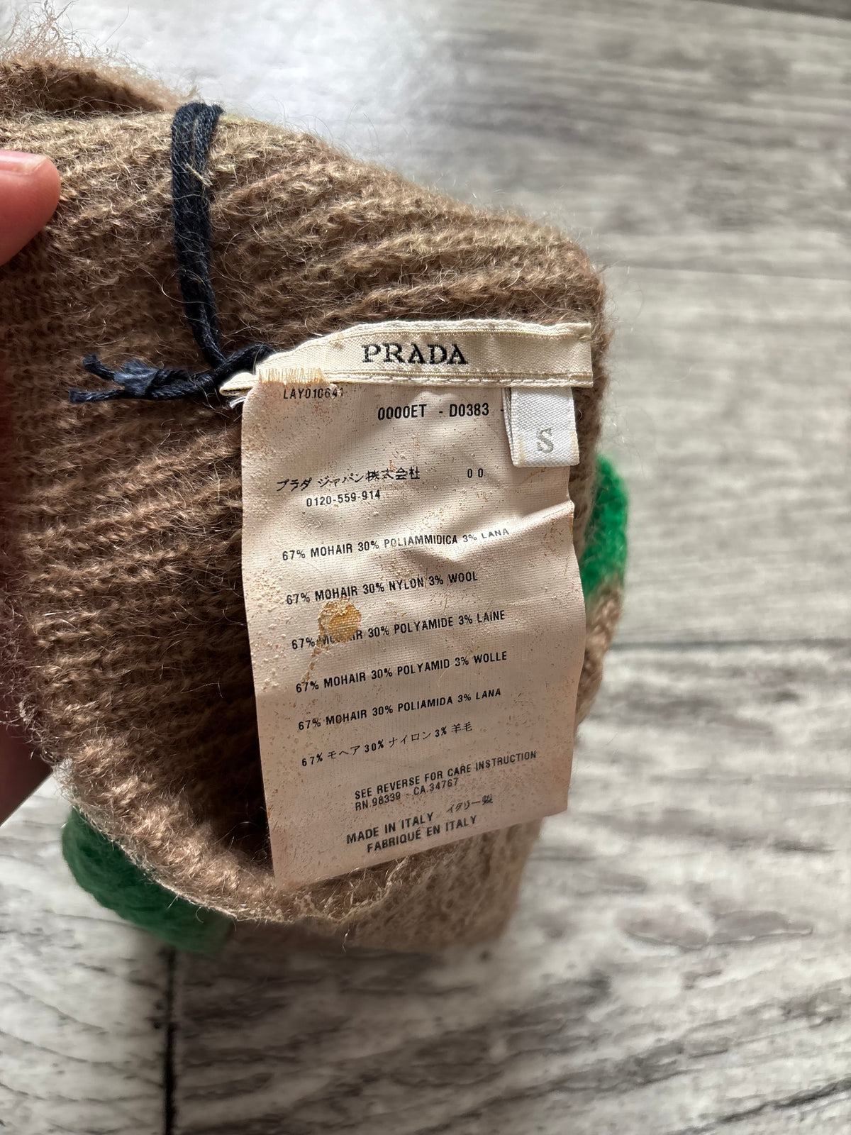 Prada FW07 Mohawk Beanie
