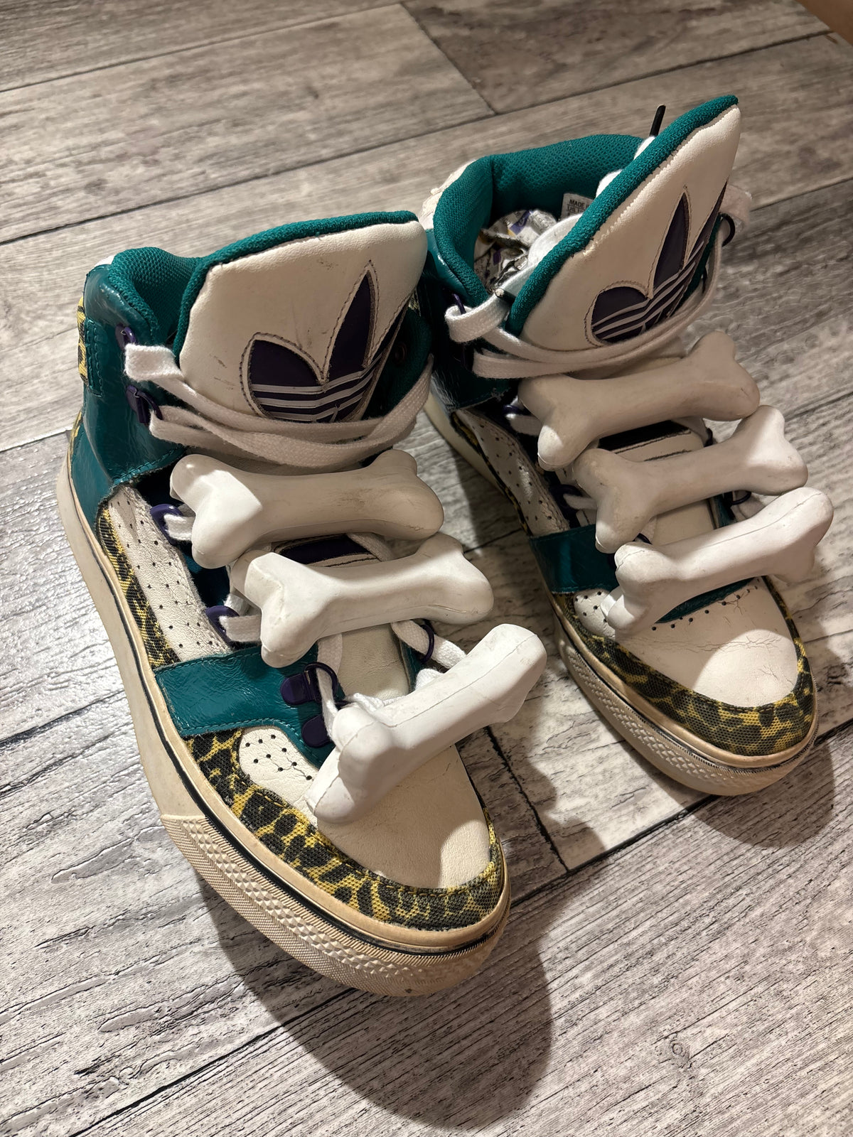 Adidas x Jeremy Scott Flintstone Sneakers