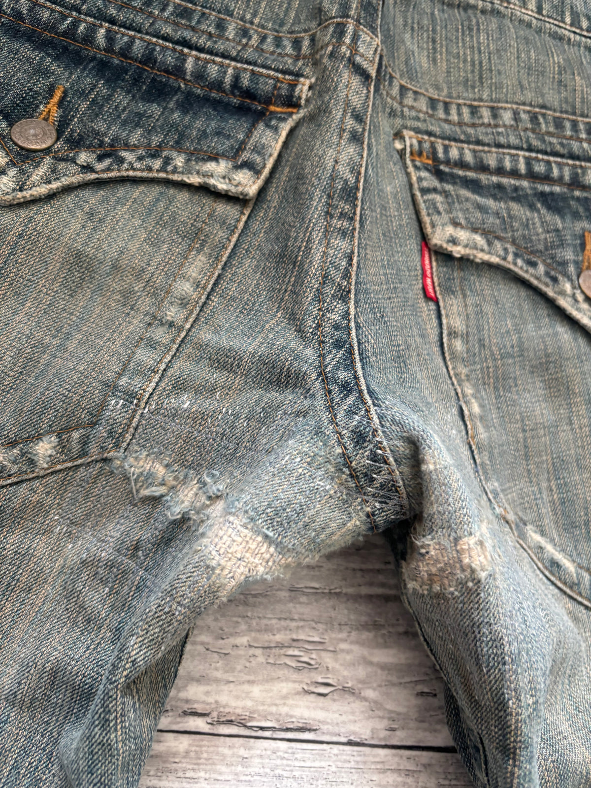 Tornado Mart Spiral Whiskered Denim