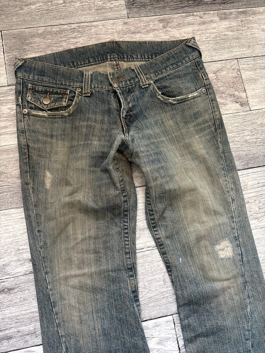 Tornado Mart Spiral Whiskered Denim