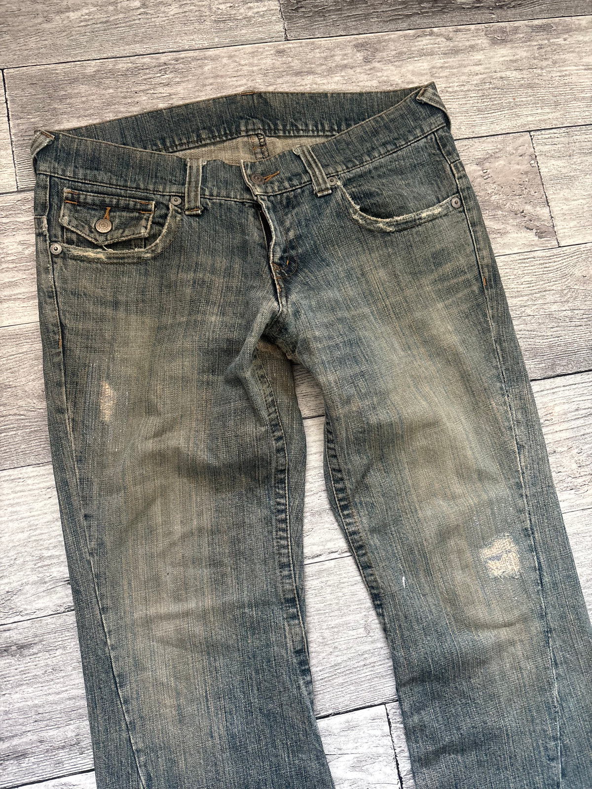Tornado Mart Spiral Whiskered Denim