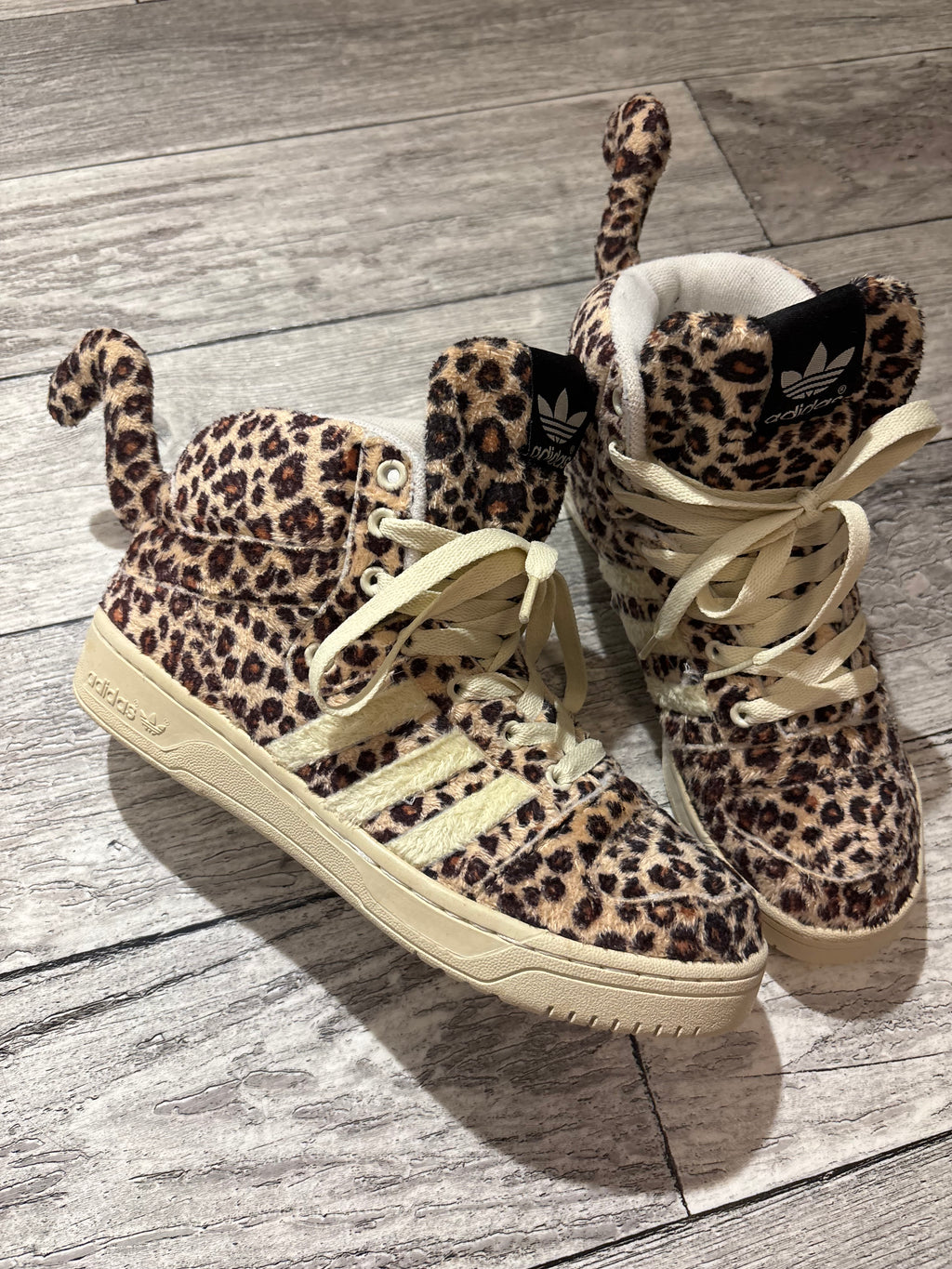 Adidas x Jeremy Scott Leopard Sneakers