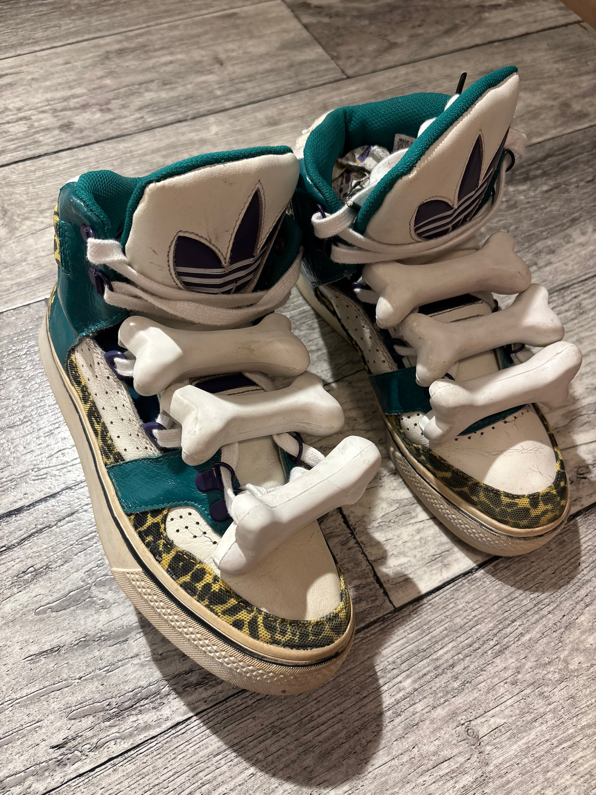 Adidas x Jeremy Scott Flintstone Sneakers