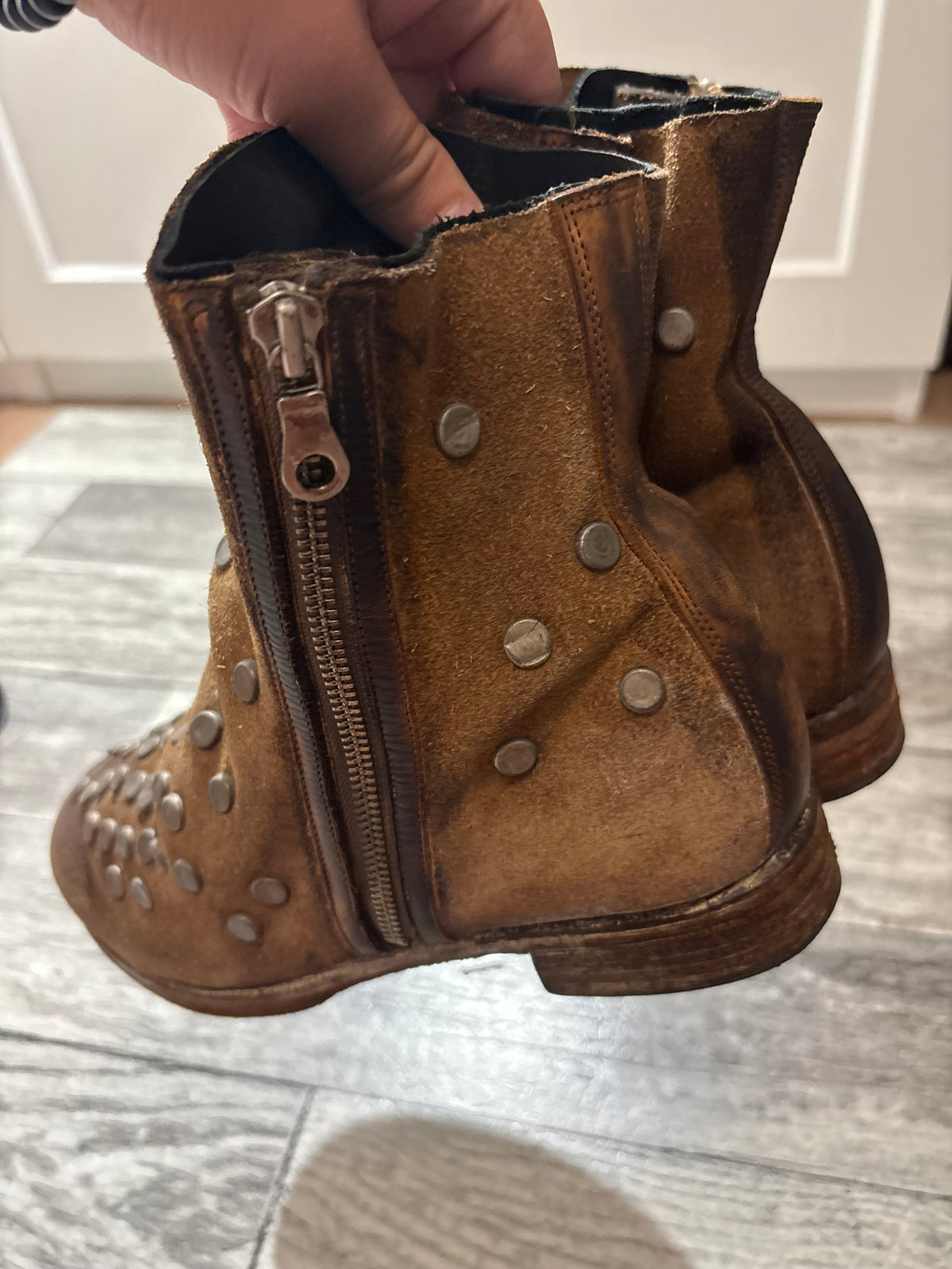 Maison Mihara Yasuhiro Studded Boots