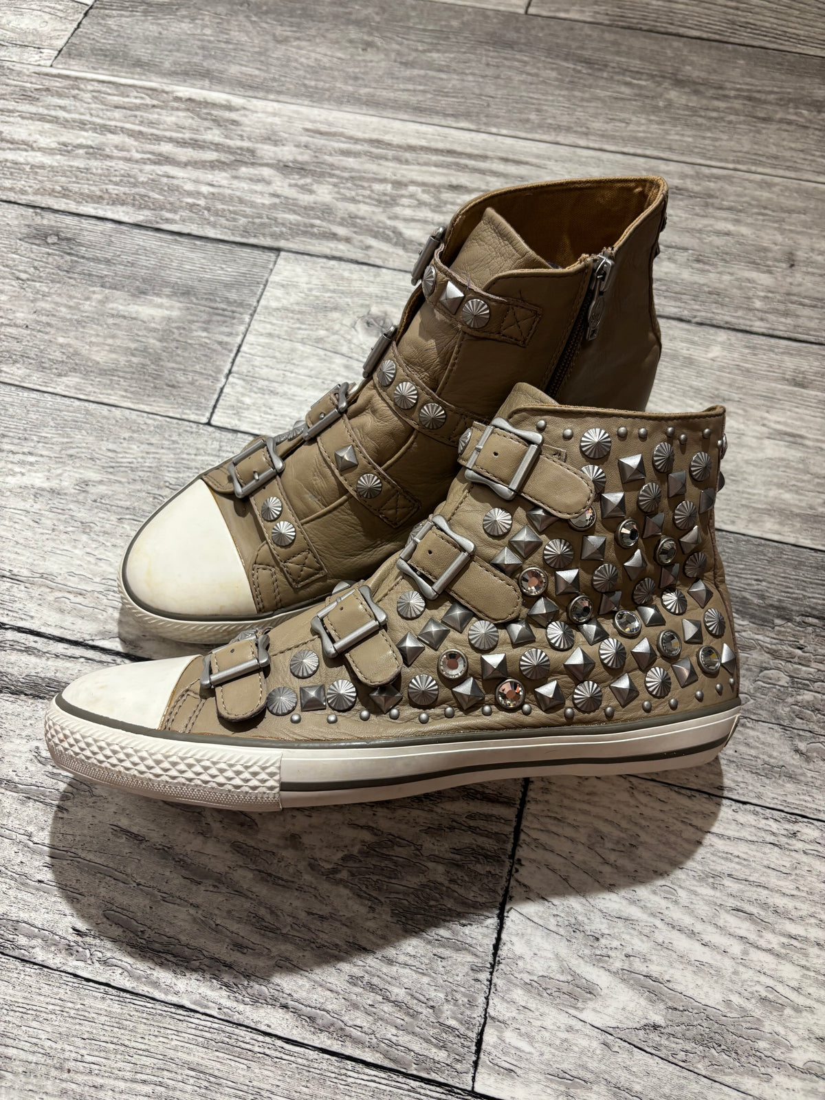 Ash Studded High Top Sneakers