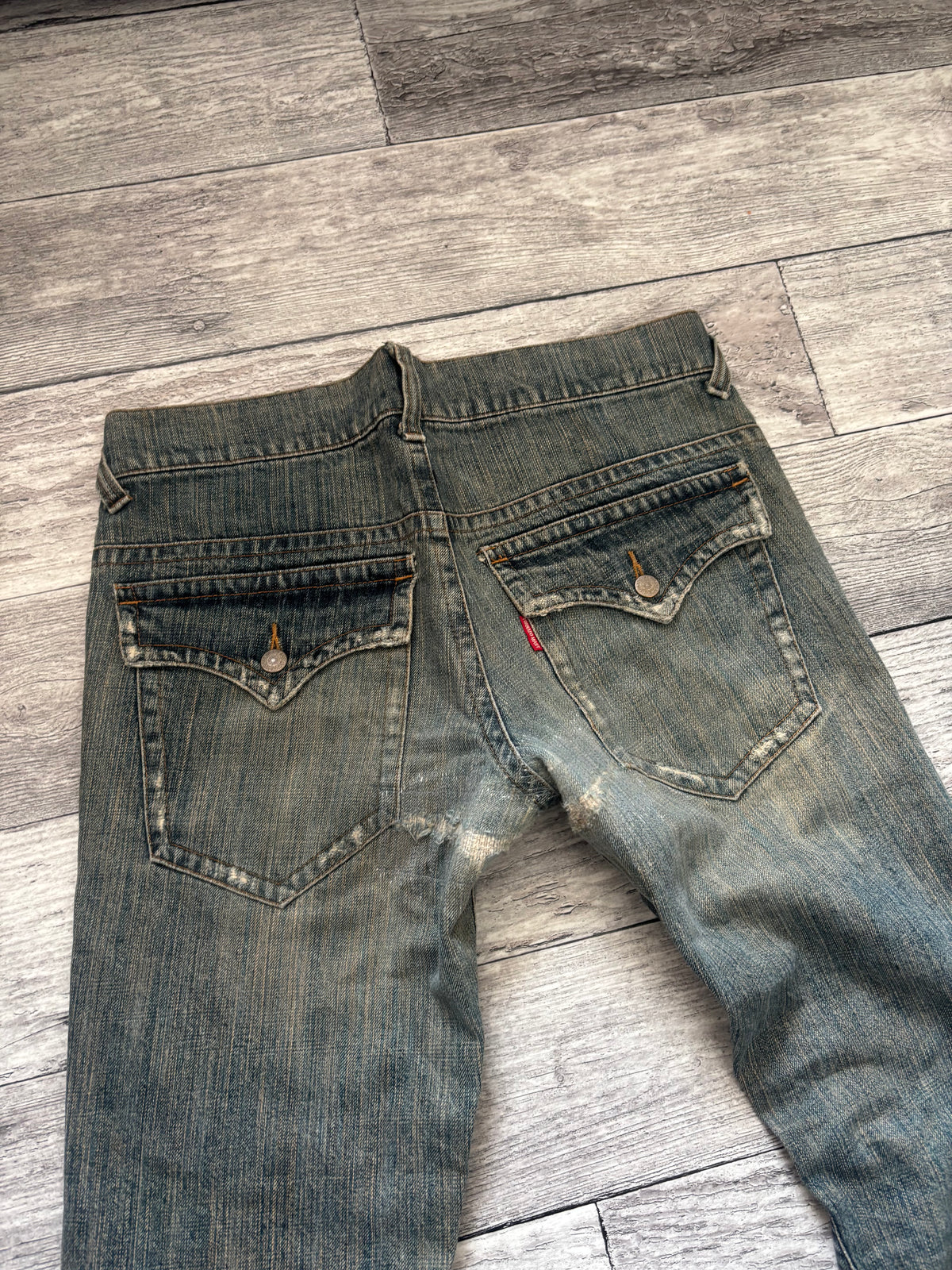 Tornado Mart Spiral Whiskered Denim