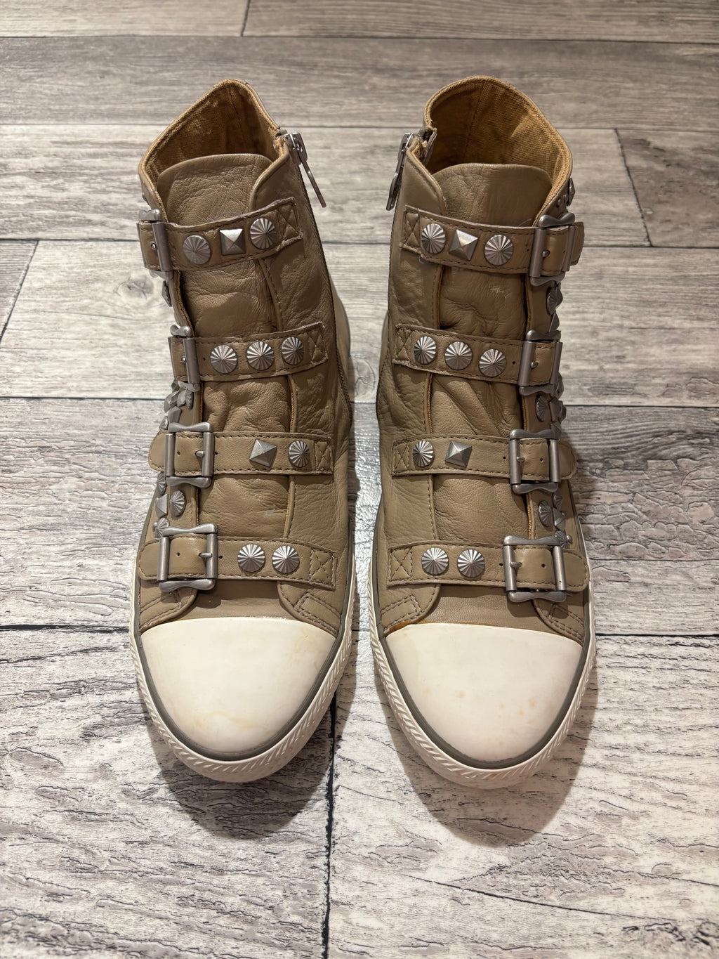 Ash Studded High Top Sneakers