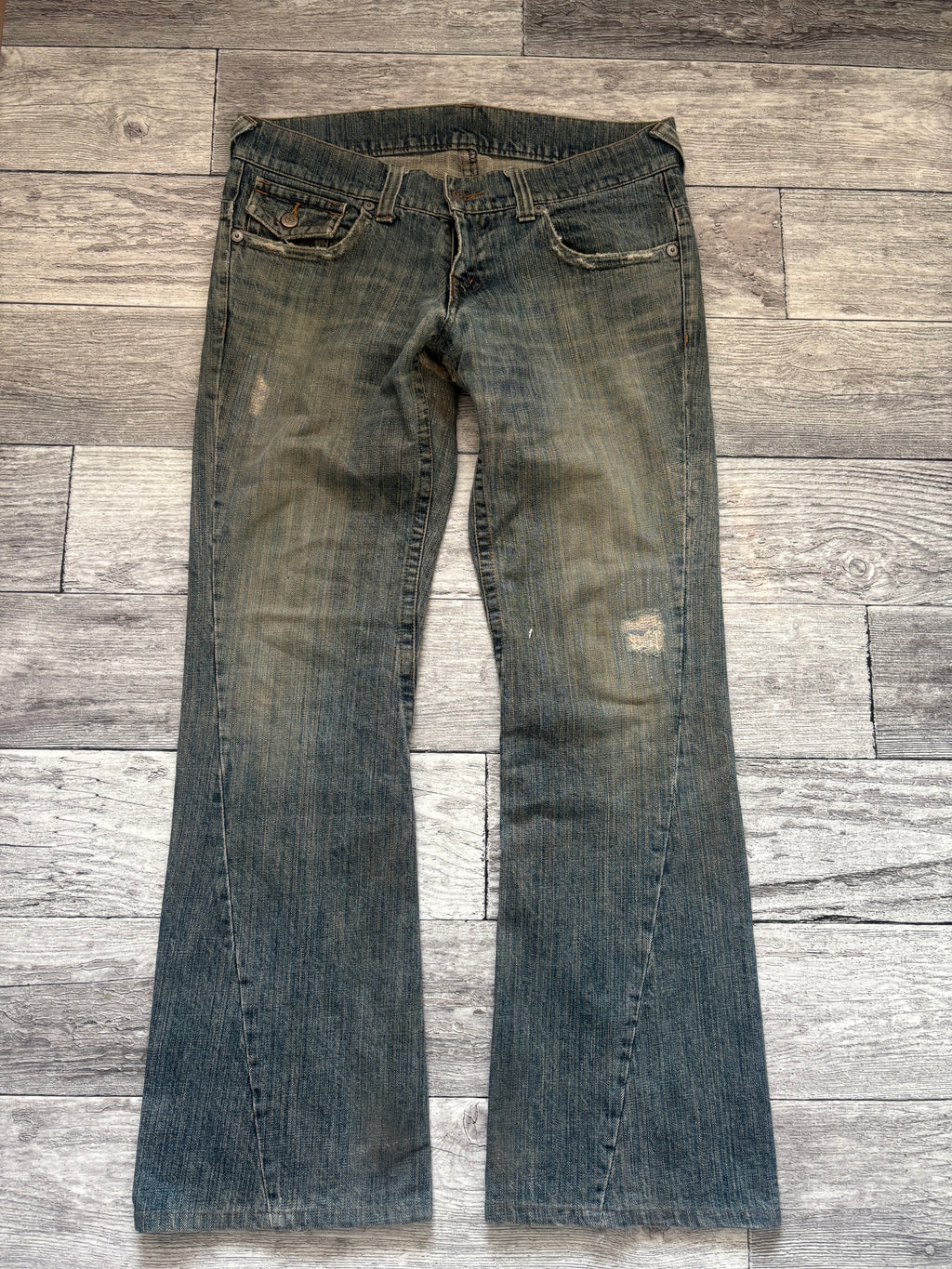 Tornado Mart Spiral Whiskered Denim
