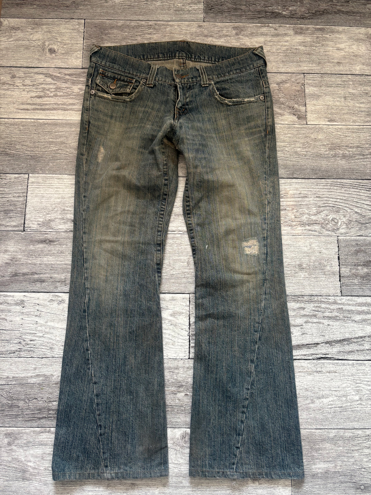 Tornado Mart Spiral Whiskered Denim