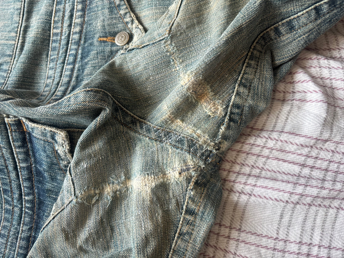 Tornado Mart Spiral Whiskered Denim