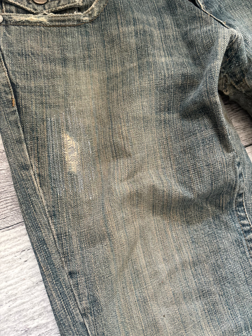Tornado Mart Spiral Whiskered Denim