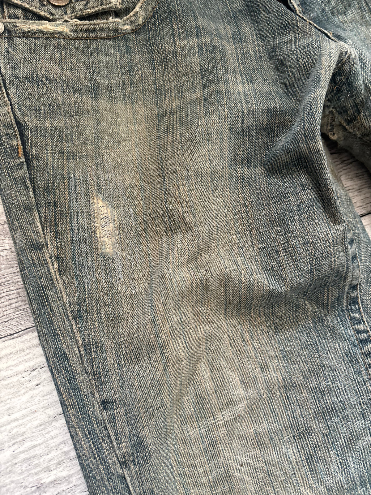 Tornado Mart Spiral Whiskered Denim