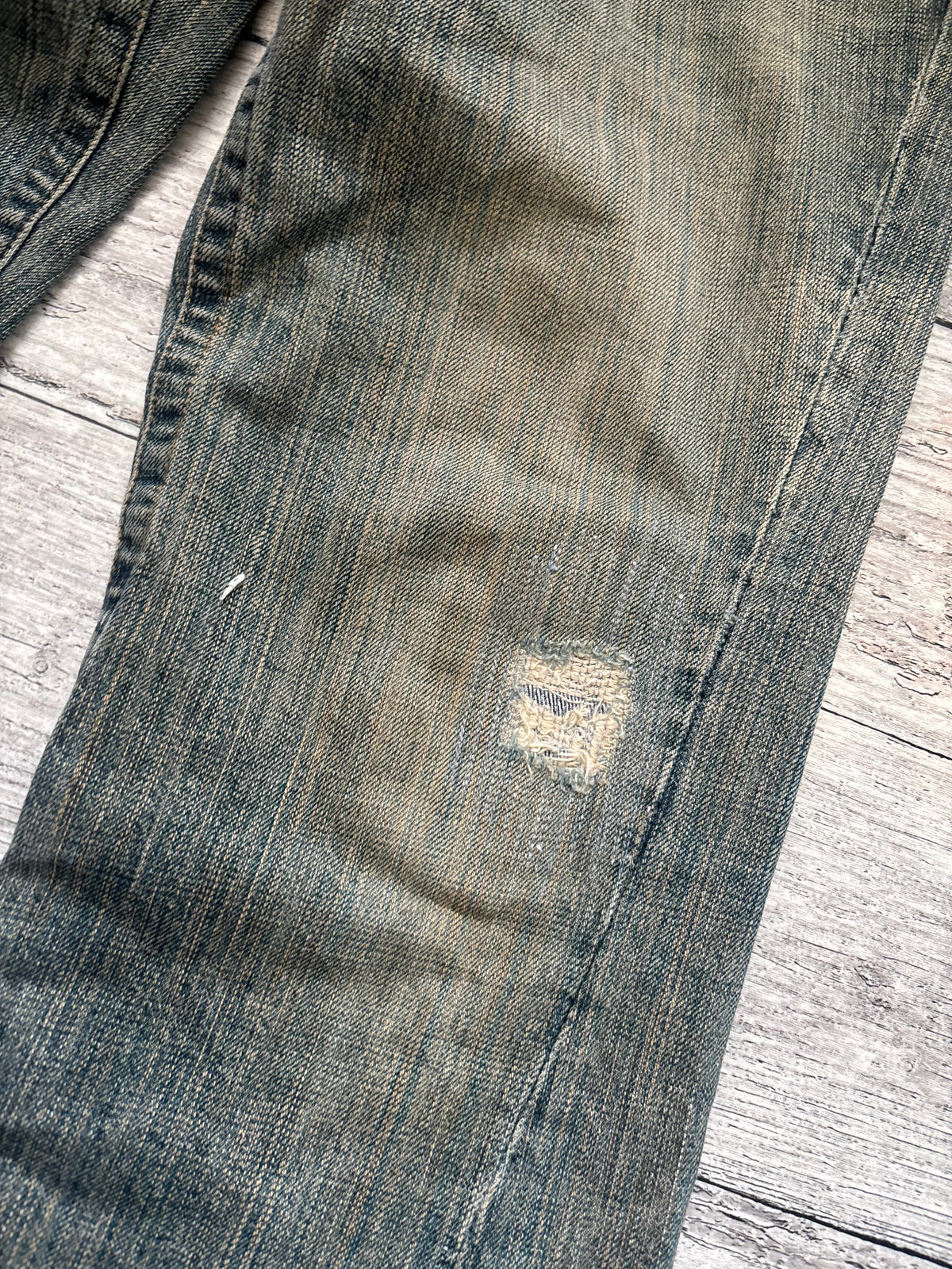 Tornado Mart Spiral Whiskered Denim