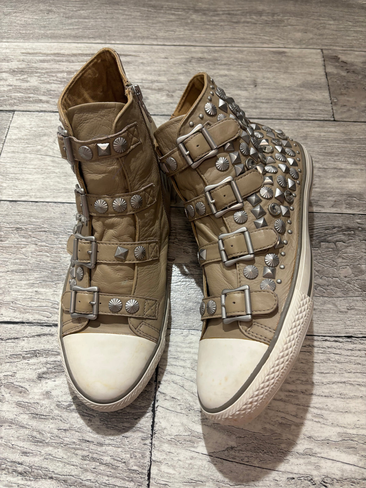 Ash Studded High Top Sneakers