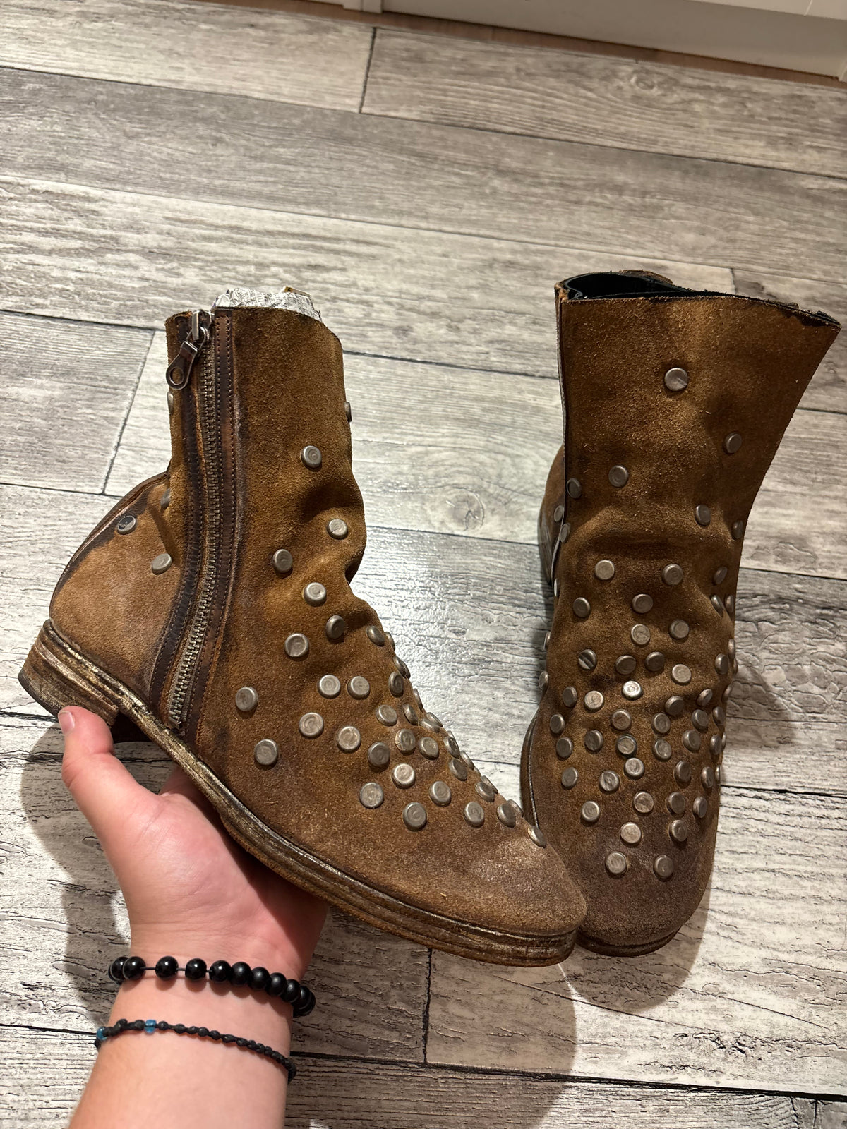 Maison Mihara Yasuhiro Studded Boots