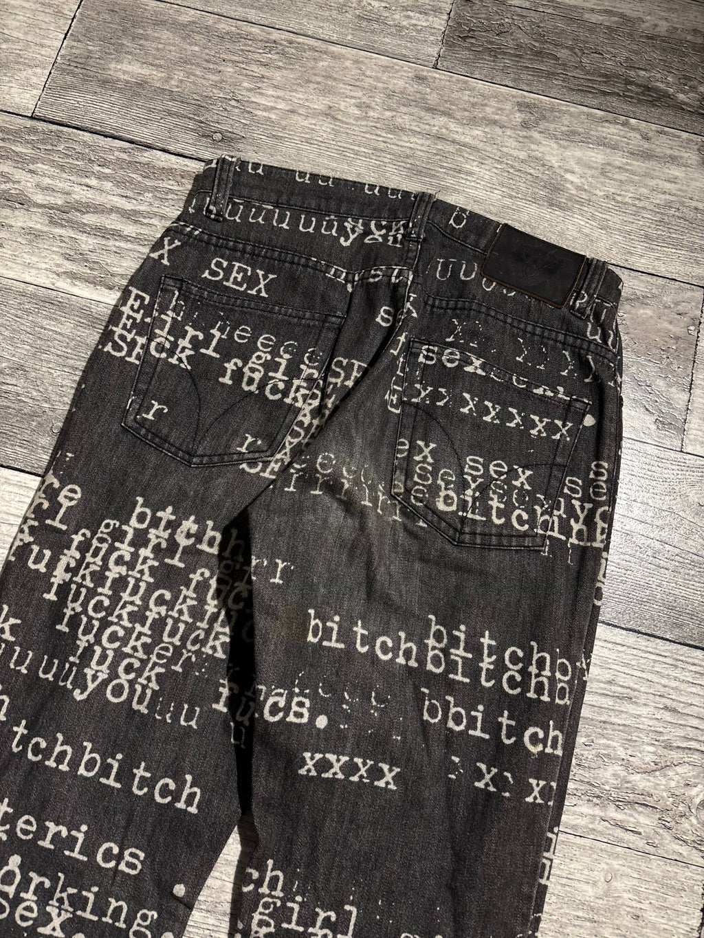 Hysteric Glamour Fuck Sex Bitch Jeans