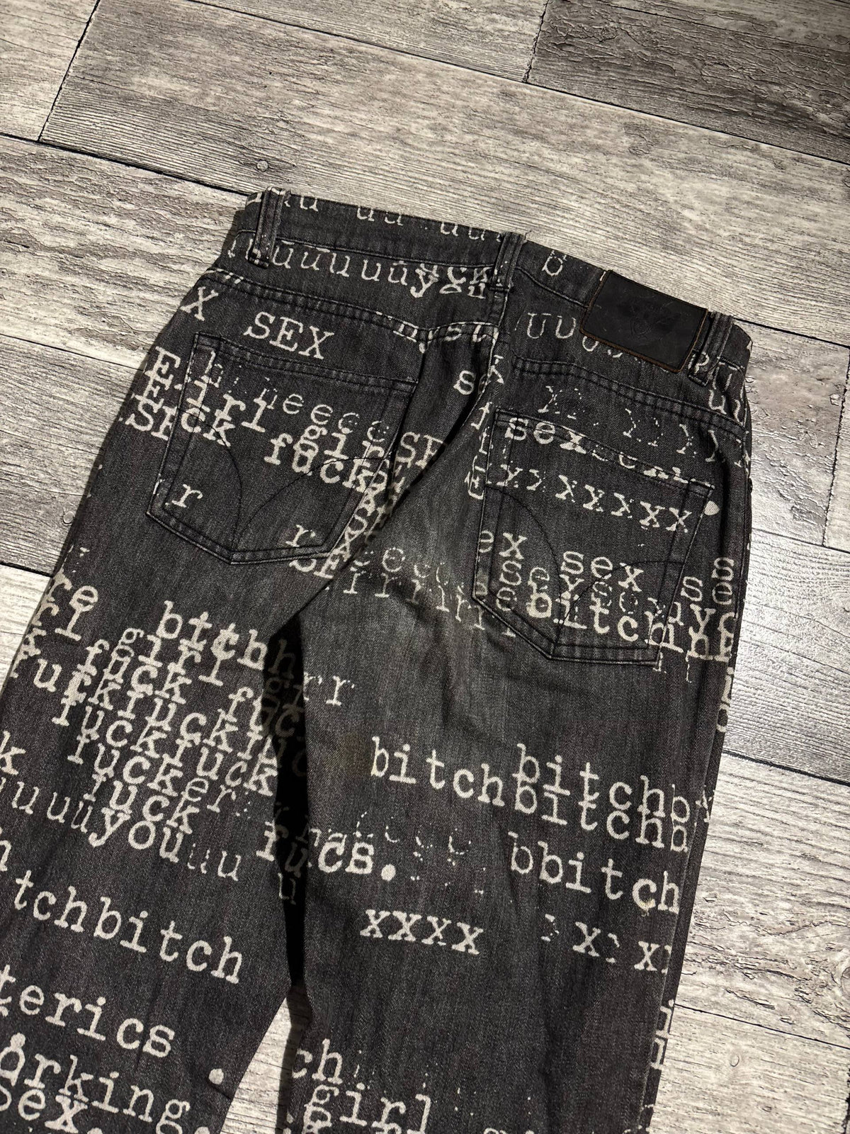 Hysteric Glamour Fuck Sex Bitch Jeans