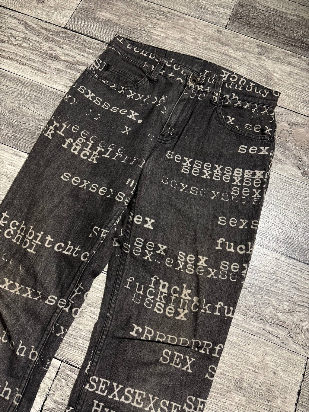 Hysteric Glamour Fuck Sex Bitch Jeans