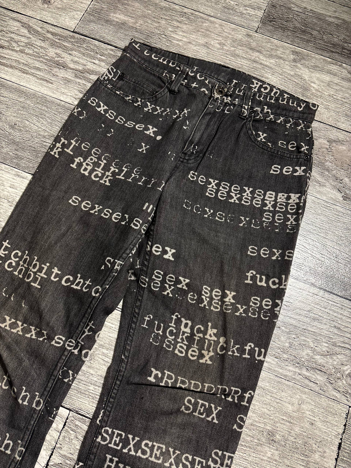 Hysteric Glamour Fuck Sex Bitch Jeans