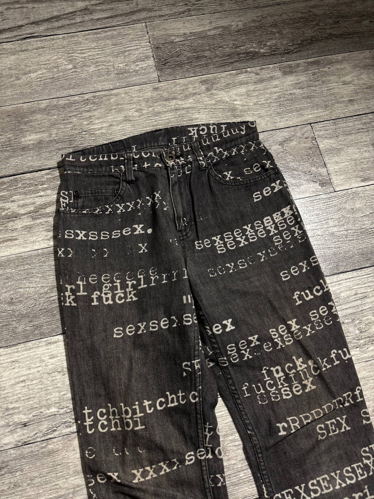 Hysteric Glamour Fuck Sex Bitch Jeans