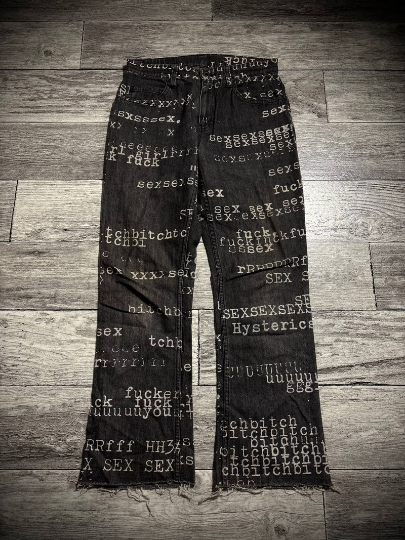 Hysteric Glamour Fuck Sex Bitch Jeans